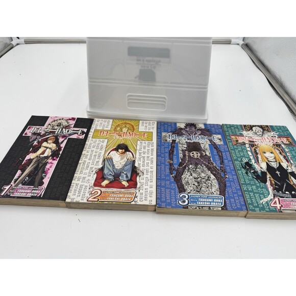 Death Note Volumes 1 -‎ 4 / Shonen Jump Advanced Manga W/ Death Journal Blank - Picture 6 of 16